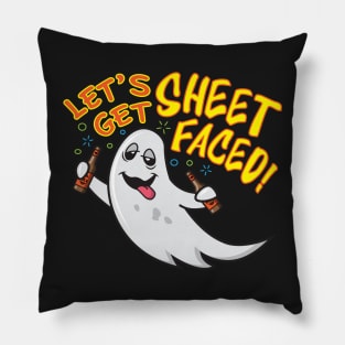 Let's Get Sheet Faced! Pillow