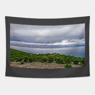 Croatian Coast at Klada Tapestry