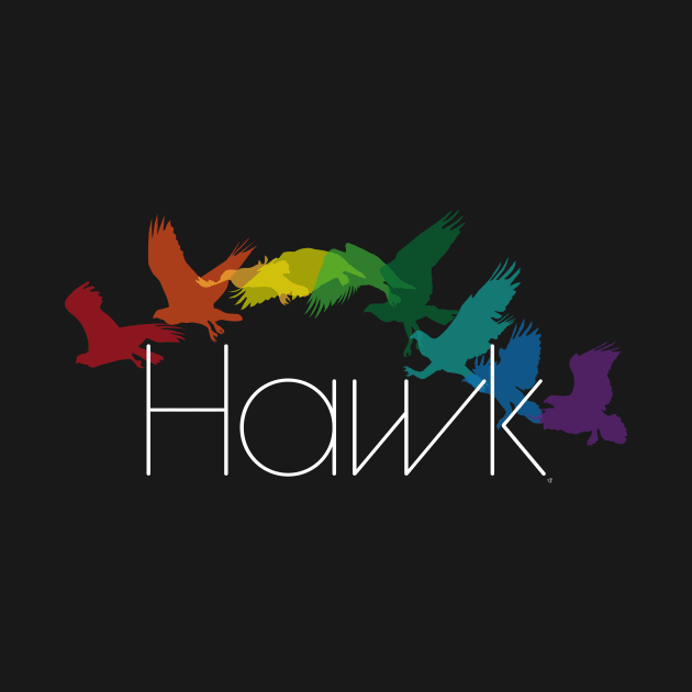 rainbow hawk by justduick