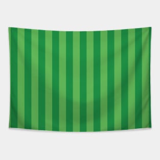 Green Vertical Stripes Tapestry