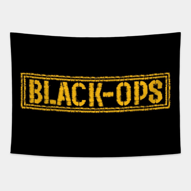 Black Ops patch v.2 Tapestry by Kunstlerstudio