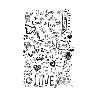 Love love locker doodle T-Shirt