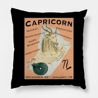 Capricorn positive traits t-shirts Pillow