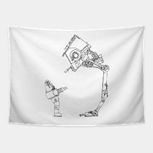 Robot Wars Tapestry