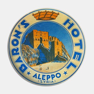 Baron Hotel, Aleppo Pin