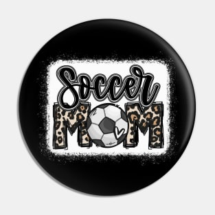 Soccer Mom Leopard Shirt Soccer Mom Pin