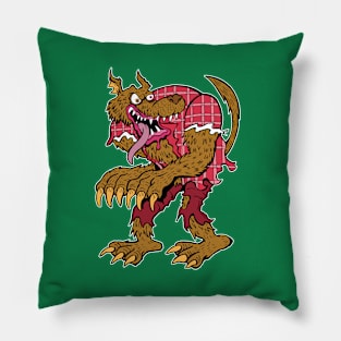 Werewolf Wild Wolfman Pillow