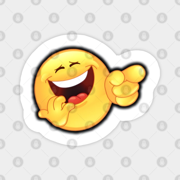Laughing Face Emoji - Laughing Emoji - Magnet | TeePublic