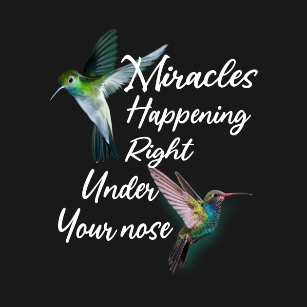 Hummingbird Spiritual Motivational Birds Lovers Gift by YANISOVE