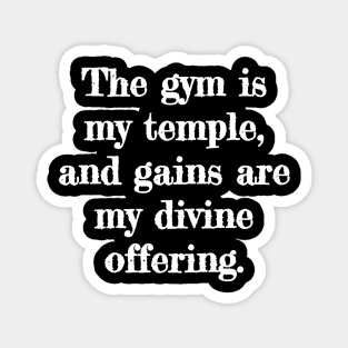 GYM APPAREL Magnet