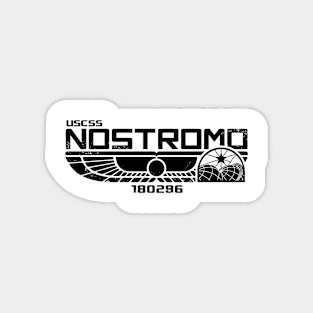 Nostromo Logo (Black) Magnet