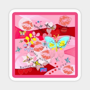Butterflies and Kisses Magnet