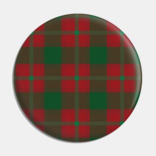 Christmas green plaid pattern Pin