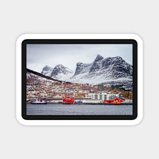 Ornes and Mountains Norway Magnet