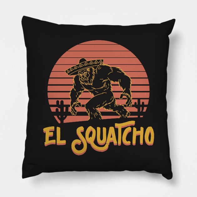 El Squatcho Pillow by redbarron