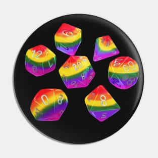 Pride dice Pin