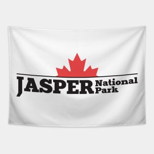 Jasper National Park Logo Tapestry