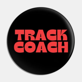 Track Coach  design Pin