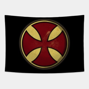 Templar Knight Shield Tapestry