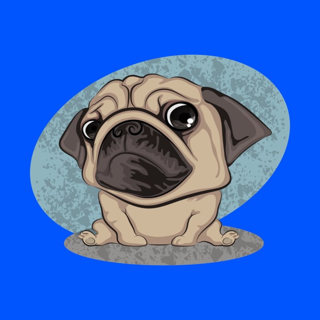 pug dog by amramna