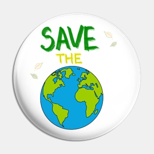 Save The Earth Pin