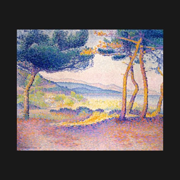 Pines Along the Shore by Henri-Edmond Cross by Classic Art Stall