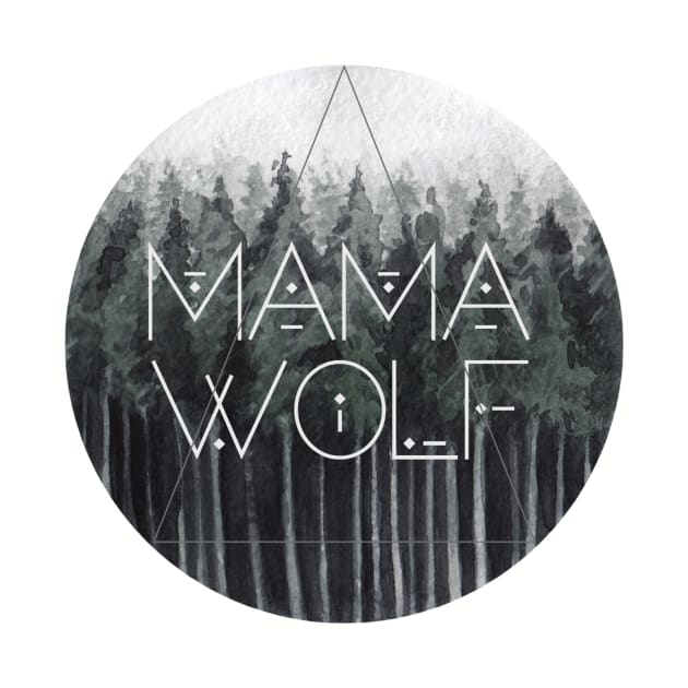 Mama Wolf by christinamedeirosdesigns