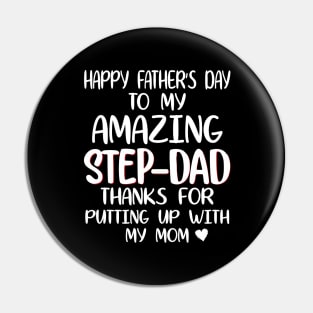 Happy father's day step dad Pin