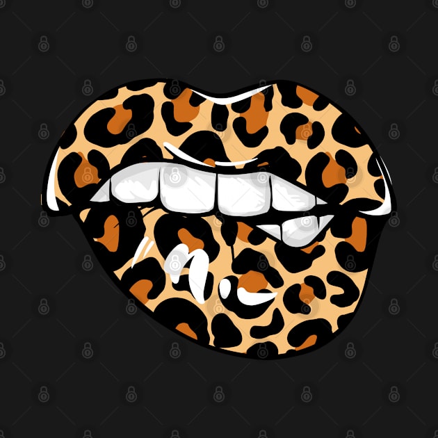 CHEETAH LIPS, TEETH BITING LIP by KutieKoot T's