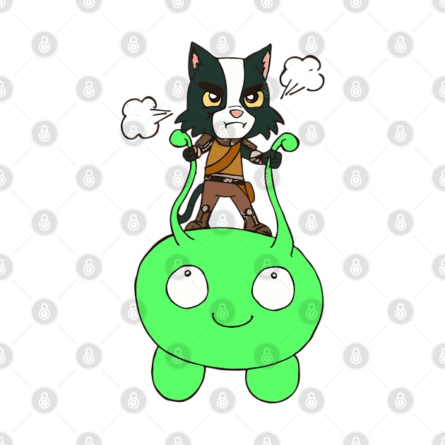 Avocato and Mooncake by lightbulbmcoc