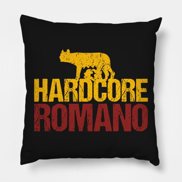 Hardcore Romano Pillow by zeno27