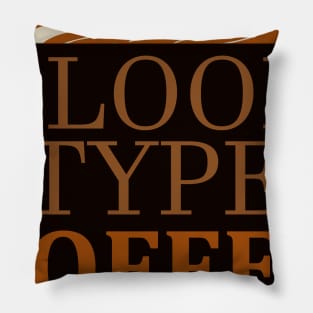Bloodtype Coffee Pillow