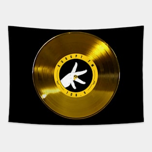 Gold Vinyl Tapestry