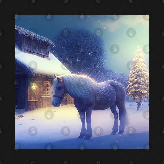 Christmas Horses Series by VISIONARTIST