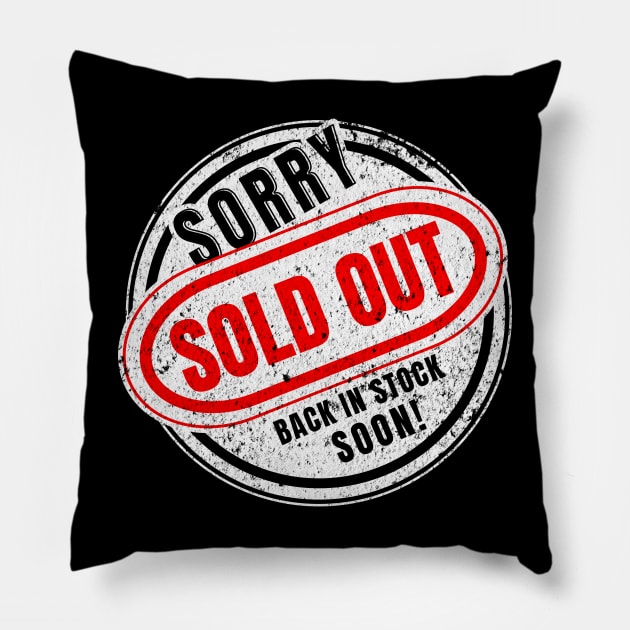 Sold out logo vintage Pillow by J Best Selling⭐️⭐️⭐️⭐️⭐️