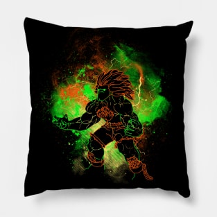 Thunder beast Art Pillow