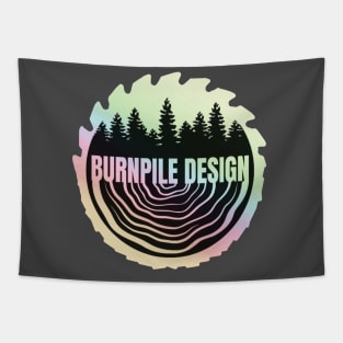 Burnpile Design Logo Tapestry
