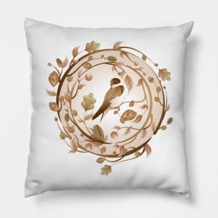 Autumn Bird Pillow