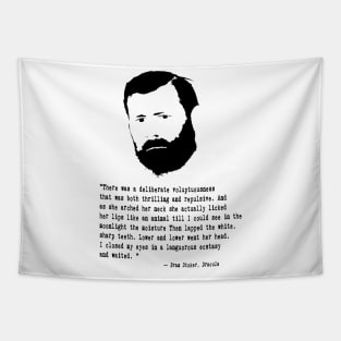 Bram Stoker Dracula Quote Tapestry