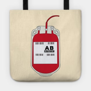 AB Positive Blood Bag Tote