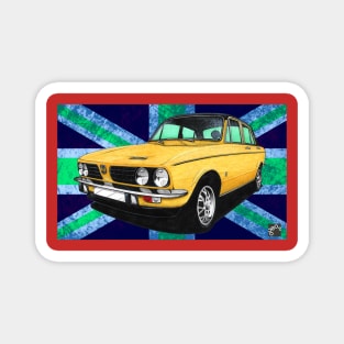 Geo3Doodles Triumph Dolomite Sprint Doodle. Magnet