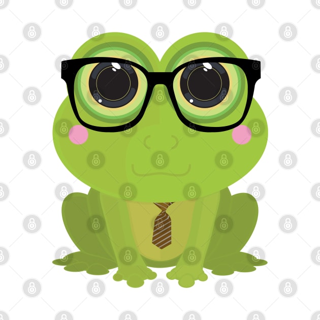 Frog Nerd by adamzworld