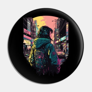 Japanese Street Cyberpunk Tokyo Streetwear Pin