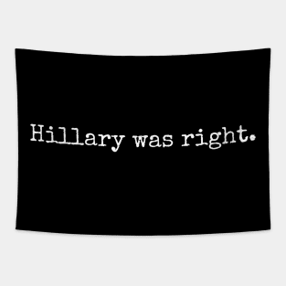 Hillary was right. Tapestry