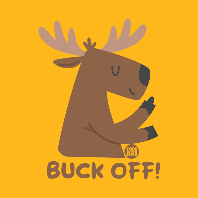 buck off by toddgoldmanart