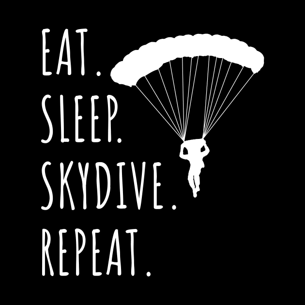 Eat Sleep Skydive Repeat by LunaMay