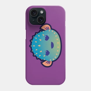 Love-struck Puffer Fish Phone Case