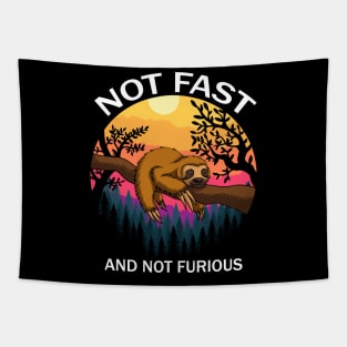 Not Fast Not Furious Tapestry