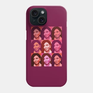 Crushed out on Jasmine Crockett - popart Phone Case