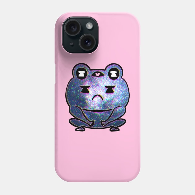 Kawaii Galaxy Space Frog Phone Case by Nicheek